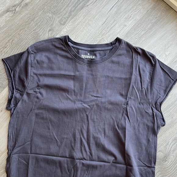 YoungLA - Drop Shoulder Tee - Grey (Size XL) - Picture 2 of 4